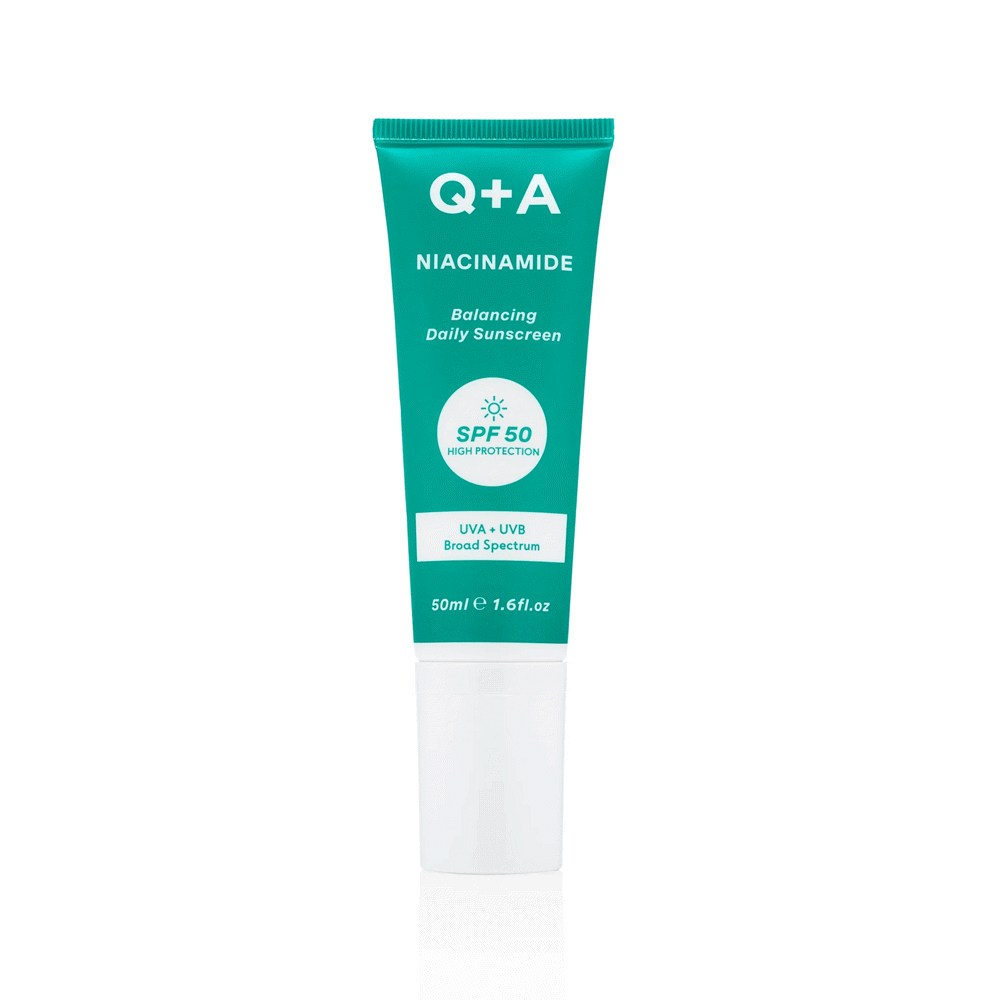 Q&A Niacinamide SPF 50 Balancing Daily Sunscreen 50ml